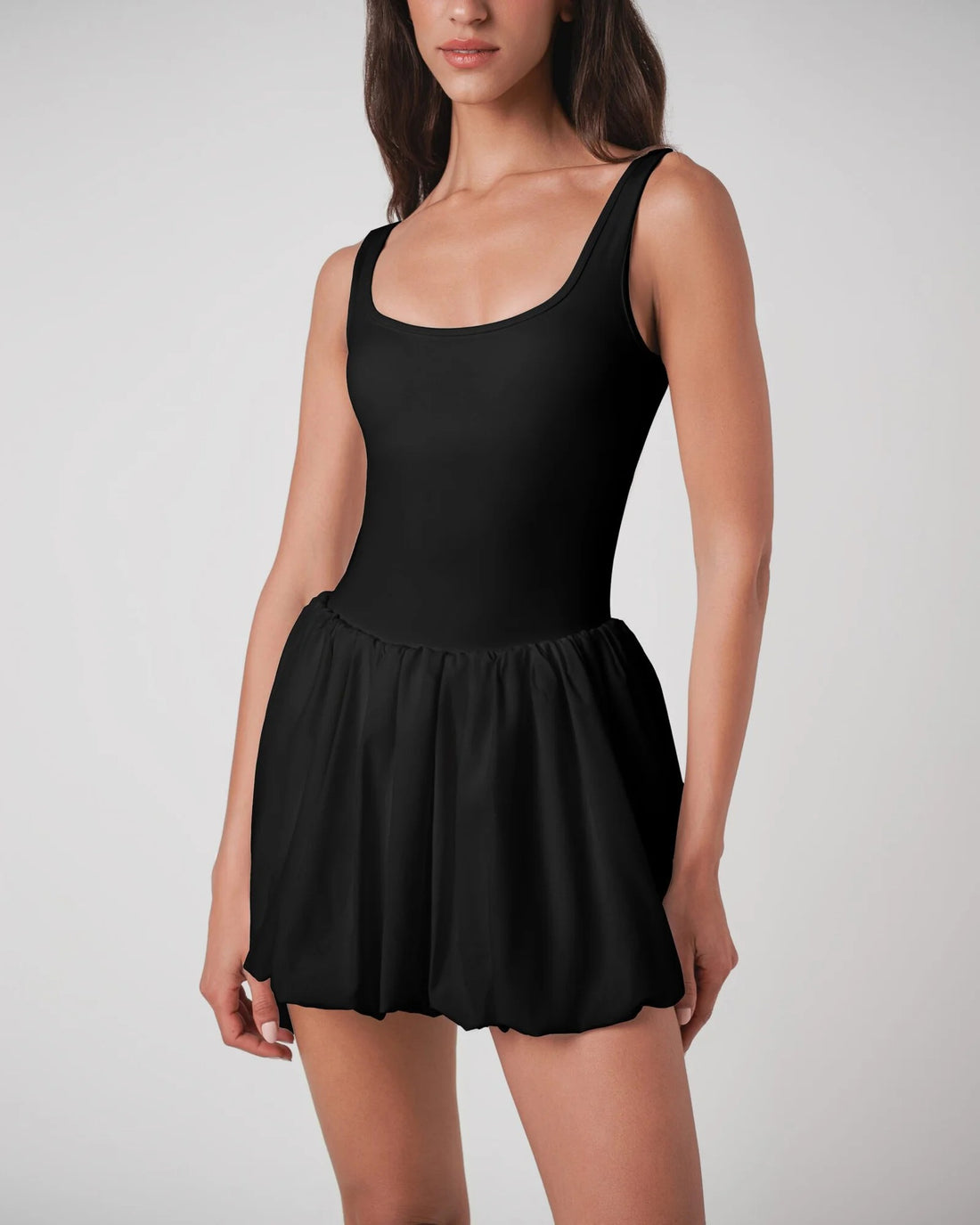 Robe Sofia avec short intégré – Noir