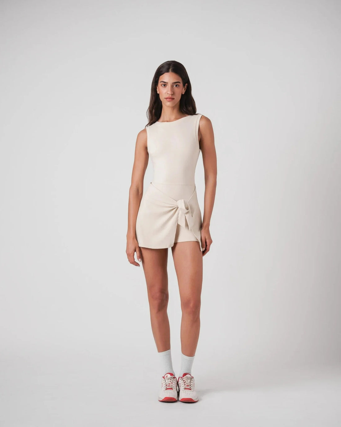 Robe Combinaison IGA Tennis &amp; Padel -  Blanc Crème