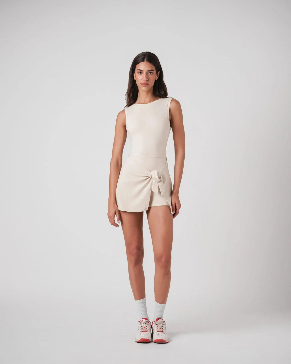 Robe Combinaison IGA Tennis &amp; Padel -  Blanc Crème